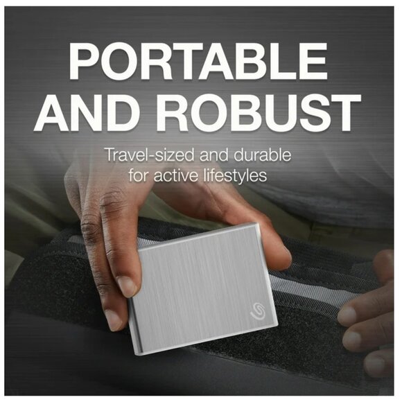 Seagate Hard Drive- One Touch SSD 1TB External SSD Portable - Silver *BNIB* - Picture 8 of 8